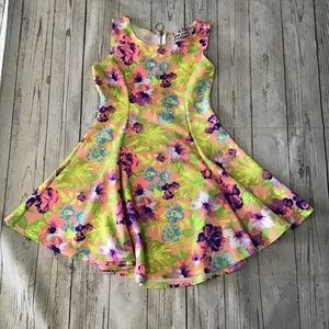 ❤Pink Crush Floral print SS Dress Size 14